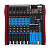 PS-SOUND AMX-602USB, пассивный микшерный пульт, 5 мик/моно, 1 стерео, блок эффектов, EQ, MP3, BT