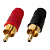 MONACOR T-701G, разъем RCA, пластик, пара