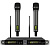 FBW U2000R/U1000HT*2, радиосистема с двумя ручными передатчиками, UHF